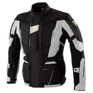 KURTKA TEKSTYLNA REBELHORN HARDY II GREY/BLACK/FLO YELLOW