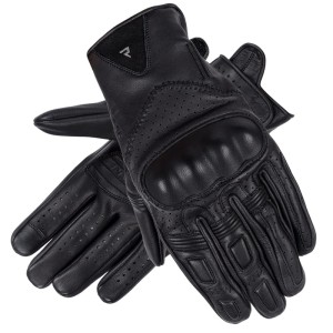 RĘKAWICE SKÓRZANE REBELHORN THUG II PERFOROWANE BLACK