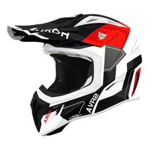 KASK MOTOCYKLOWY AIROH AVIATOR ACE 2 SHIELD RED GLOSS 26MX