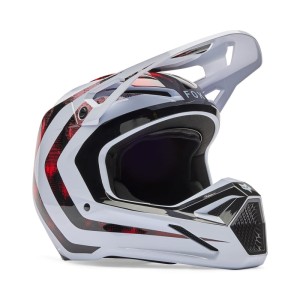 KASK FOX V1 KAIROS WHITE/FLUO RED 26MX