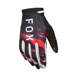 RĘKAWICE FOX 180 KAIROS WHITE/FLUO RED 26MX