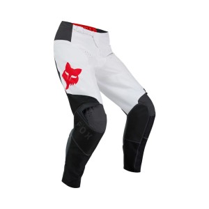 SPODNIE FOX 180 FLOW WHITE/RED 26MX