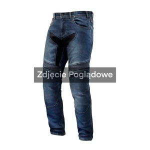 JEANSY MOTOCYKLOWE REBELHORN EAGLE 4 WASHED BLUE SLIM FIT 26ST