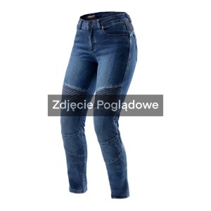 JEANSY MOTOCYKLOWE DAMSKIE REBELHORN AGNESS 2 WASHED BLUE MONOLAYER 26ST