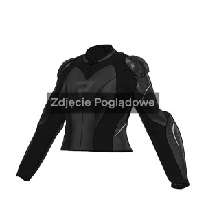 KURTKA MOTOCYKLOWA SKÓRZANA DAMSKA REBELHORN DIVA RS BLACK 26ST