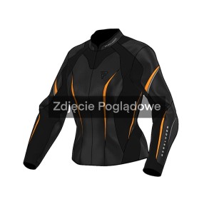 KURTKA MOTOCYKLOWA SKÓRZANA DAMSKA REBELHORN DIVA ST BLACK GOLD 26ST