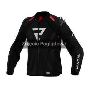 KURTKA MOTOCYKLOWA TEKSTYLNA REBELHORN VANDAL 2 BLACK RED 26ST