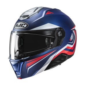 KASK MOTOCYKLOWY HJC I91 TRICUS BLUE RED