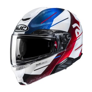 KASK MOTOCYKLOWY HJC RPHA91 BLAT BLACK WHITE