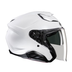 KASK MOTOCYKLOWY HJC F31 SOLID PEARL WHITE
