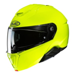 KASK MOTOCYKLOWY HJC I91 SOLID FLUO GREEN