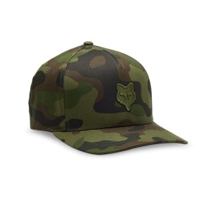 CZAPKA Z DASZKIEM FOX FOX HEAD FLEXFIT GREEN  24MX