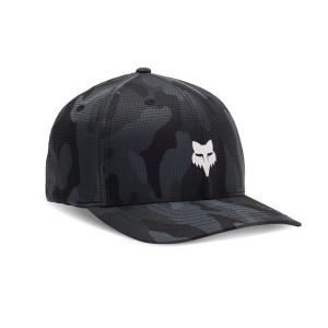 CZAPKA Z DASZKIEM FOX FOX HEAD TECH FLEXFIT BLACK CAMO 24MX
