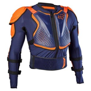 KOSZULKA Z OCHRANIACZAMI FOX TITAN SPORT NAVY