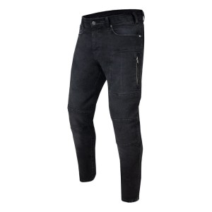 SPODNIE JEANS REBELHORN RAGE II TAPERED FIT WASHED BLACK 22ST