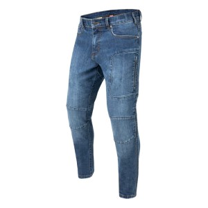 SPODNIE JEANS REBELHORN RAGE II TAPERED FIT WASHED BLUE 22ST