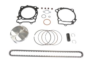 VERTEX ZESTAW NAPRAWCZY GÓRY SILNIKA SUZUKI RMZ 450 '18-'24 (STD. + 0.01MM = 95.97MM) (12.5:1) (TŁOK, USZCZELKI TOP-END, ŁAŃCUSZEK ROZRZĄDU)