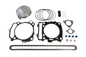 VERTEX ZESTAW NAPRAWCZY GÓRY SILNIKA YAMAHA YZ 450 F (YZF450) '23-'25 (STD. + 0.02MM = 96.97MM) (TŁOK, USZCZELKI TOP-END, ŁAŃCUSZEK ROZRZĄDU)