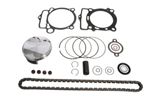 VERTEX ZESTAW NAPRAWCZY GÓRY SILNIKA KTM EXC-F 350 (EXCF350) '20-'23, SX-F 350 (SXF350) '19-'22, HUSQVARNA FE 350 '20-'23, FC 350 '19-'22, GAS GAS EC 350 F '21-'23 (STD. 87.96MM) (14.0:1) (TŁOK, USZCZELKI TOP-END, ŁAŃCUSZEK ROZRZĄDU)