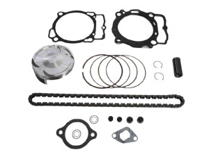 VERTEX 2025/12 ZESTAW NAPRAWCZY GÓRY SILNIKA KTM EXC 500 '20-'23, HUSQVARNA FE 501 '20-'23 (STD. + 0.02MM = 94.97MM) (11.8:1) (TŁOK, USZCZELKI TOP-END, ŁAŃCUSZEK ROZRZĄDU)