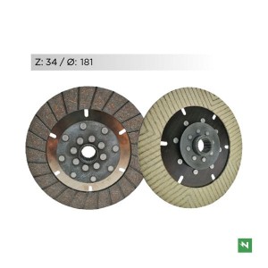 NEWFREN TARCZE SPRZĘGŁOWE BMW R 50/60/75/80/100 (MCC601) (SUCHE SPRZĘGŁO) (WZMOCNIONE)