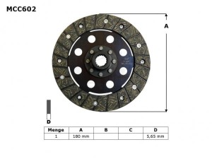 TRW ZF TARCZA SPRZĘGŁOWA BMW R 850 GS / R / RT 97-99, R 1100 GS 93-99, K 100 LT / RS / RT 83-91, K 1100 LT / RS 92-98, R 1100 R / RS / RT 95-01, (EBS6605)