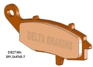 DELTA BRAKING KLOCKI HAMULCOWE KH229 PRZÓD LEWA TARCZA KAWASAKI ER-6F '06-'16, KLE 650 '10-'14, KLE 650 VERSYS '07-'16, ZR 750/1100, VN 800 '96-'04, VN 900 '07-'22, SUZUKI GSF 600/650 BANDIT '00-'06, DL 650 V-STROM '04-'21, VL 1500 '02-'13