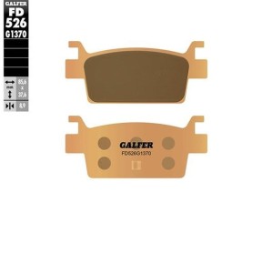 GALFER KLOCKI HAMULCOWE KH719 SPIEK METALICZNY (ZŁOTE) KYMCO AK 550 '17-'23, CV3 RIGHT/DER '550, KAWASAKI TREYX KRX 1000 20-24,