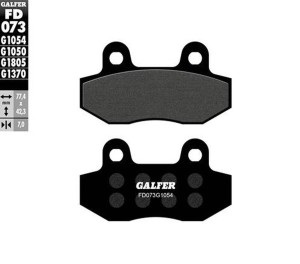 GALFER KLOCKI HAMULCOWE KH086 PӣMETALICZNE