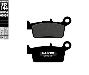 GALFER KLOCKI HAMULCOWE KH131 PӣMETALICZNE (GRUBO