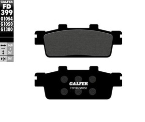 GALFER KLOCKI HAMULCOWE KH427 PӣMETALICZNE SCOOTER