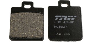 TRW ZF KLOCKI HAMULCOWE KH260 GILERA RUNNER 50 '99-'06, STALKER 50 '97-'06, PIAGGIO LIBERTY 125 '98-'14, LIBERTY 200 '98-'08, NRG 50 '99-'04, MP3 125 '06-'13, VESPA ET2 / ET4 / LX / PX 50 / 125 / 150 '97-'17, PEUGEOT TWEET 50 / 125 '10-