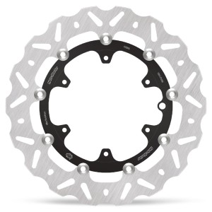 MOTO-MASTER TARCZA HAMULCOWA PŁYWAJĄCA PRZÓD / PRZEDNIA NITRO ROAD (ALUMINIOWY ŚRODEK) AJP, GASGAS, HUSQVARNA, KTM (300X126,5X5) (PATRZ OPIS TOWARU)