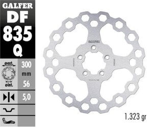 GALFER TARCZA HAMULCOWA PRZÓD HARLEY-DAVIDSON (300X56X5) (CUBIQ)