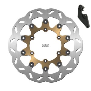 NG TARCZA HAMULCOWA Z ADAPTEREM OVERSIZE SM 320MM (318X118X5MM) YAMAHA YZ 125 / 250 '08-'18 , YZF 250 '07-'16 , YZF 450 '08-'15 , SUPERMOTO