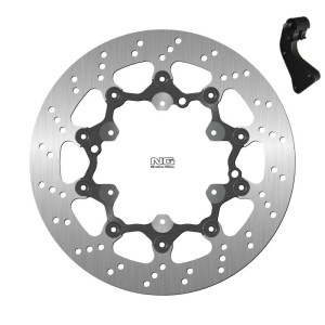 NG TARCZA HAMULCOWA PRZÓD Z ADAPTEREM OVERSIZE (320X127X5) KTM EXC / SIX DAYS 450 / 500 / 530 '09-'25, EXC / SM 150 / 250 / 300 '19-'25, EXC 125 SIX DAYS '10-'17 (NG725K11; NG725KOV11)