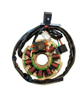 DZE UZWOJENIE ALTERNATORA STATOR APRILIA SR 125 '99-'01; GILERA FX 125; FXR 180; PIAGIO TYPHON 125 '95-'98; SKIPPER 125 '98-'00; HEXAGON 125/150/180 '94-'05 (OEM 293391)