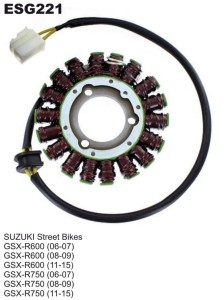 ELECTROSPORT UZWOJENIE ALTERNATORA (STATOR) SUZUKI GSXR 600 '06-'17, GSXR 750 '06-'17