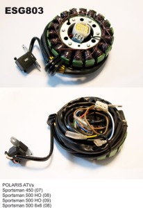ELECTROSPORT UZWOJENIE ALTERNATORA (STATOR) POLARIS SPORTSMAN 450/500 (07-09)