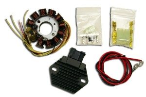 ELECTREX UZWOJENIE ALTERNATORA STATOR KPL. Z REGULATOREM NAPIĘCIA KTM EXC 2T 250 '08-'17 EXC 300 '08-'15, FREERIDE 250 '14, EXC 200 '13-'15 , SX 144 '08, HUSABERG 250/300 '11-'17 ,HUSQVARNA TC/TE 250/300 '14