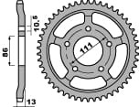 PBR WYPRZEDAZ ZĘBATKA TYLNA 383 52 C45 GILERA 350 NORDWEST 93 (ŁAŃC. 520) (MADE IN ITALY)