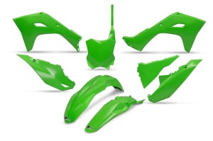 UFO KOMPLET PLASTIKÓW KXF 250 '25, KXF 450'24-'26, KX 450X '24-'26 KOLOR OEM ZIELONY
