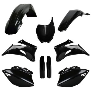 POLISPORT KOMPLET PLASTIKÓW (FULL KIT) YAMAHA YZ 250F '06-'07; YZ 450F '06-'07 W ZESTAWIE TABLICA PRZEDNIA (8658100004) I OSŁONY AMORTYZARORÓW (8398100002) KOLOR CZARNY