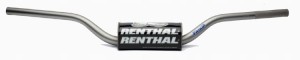RENTHAL KIEROWNICA 1,1/8 CALA (28,6MM) MX FATBAR HANDLEBAR GREY RC MINI/85CC KOLOR SZARY Z GĄBKĄ