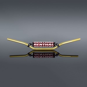 RENTHAL KIEROWNICA 7/8 CALA (22MM) MX HANDLEBAR RED ENDURO PADDED KOLOR CZERWONY Z GĄBKĄ