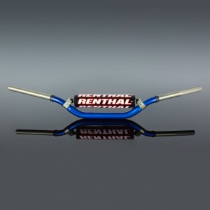 RENTHAL KIEROWNICA 1,1/8 CALA (28,6MM) MX TWINWALL 994 HANDLEBAR BLUE KTM HIGH PADDED KOLOR NIEBIESKI Z GĄBKĄ