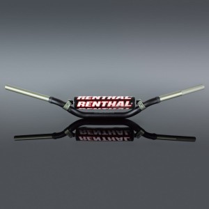 RENTHAL KIEROWNICA (36MM) MX FATBAR 36 HANDLEBAR BLACK VILLOPOTO / STEWART PADDED KOLOR CZARNY Z GĄBKĄ