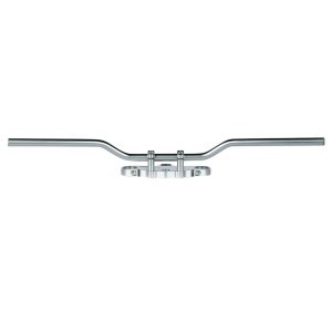 TRW ZF KIEROWNICA STALOWA 25,4MM SPEEDFIGHTER KOLOR ALUMINIUM ( Z PRZETŁOCZENIAMI NA KABLE ) (PROMOCJA)