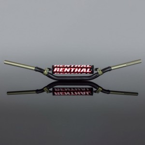 RENTHAL KIEROWNICA 1,1/8 CALA (28,6MM) MX TWINWALL 991 HANDLEBAR BLACK KTM SX/SX-F '09-'12; SUZUKI RM / RMZ '06-'13; YAMAHA YZF '18-'21 PADDED KOLOR CZARNY Z GĄBKĄ