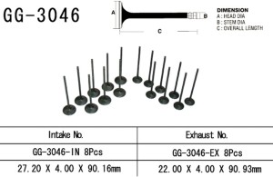 VESRAH ZAWÓR WYDECHOWY SUZUKI GSXR 600 '01-03' (OEM: 12912-39F00) (1SZT.) (MADE IN JAPAN)